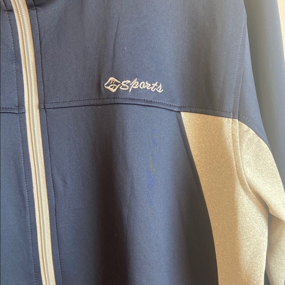 TBMPOY Men's Athletic 2 Piece Tracksuit in Navy and Gray - Picture 7 of 11